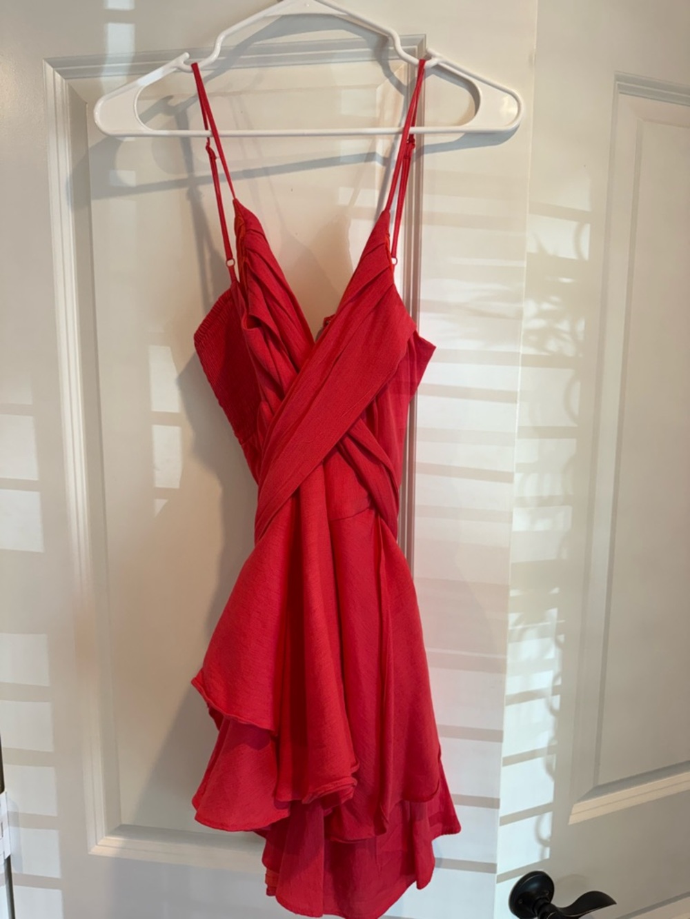 DO+BE Crimson Wrap Romper